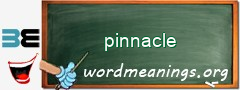 WordMeaning blackboard for pinnacle